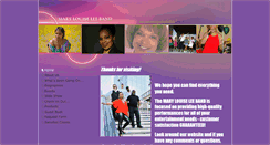 Desktop Screenshot of marylouiseleeband.com
